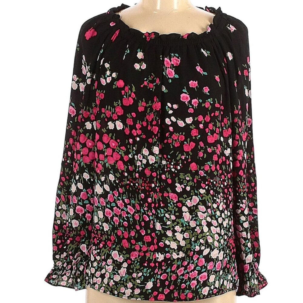 Long sleeve Floral Blouse by RSVP by Talbots